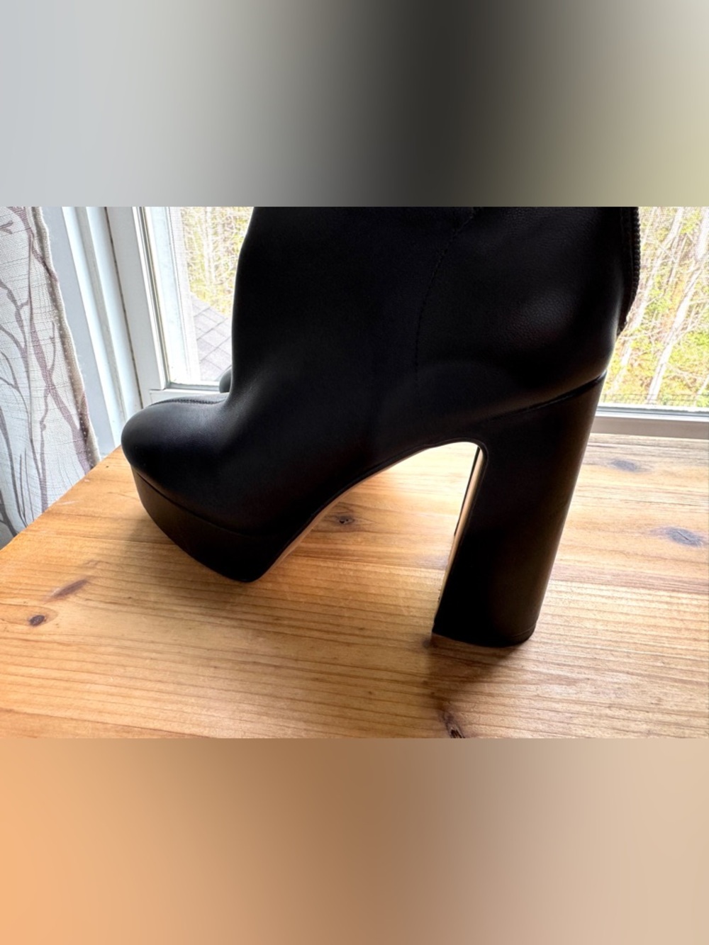 Lola Cruz Leste booties Size 39 Black platform - Picture 15 of 15
